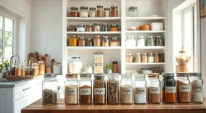 How to Organize Your Kitchen with Repurposed Jars
