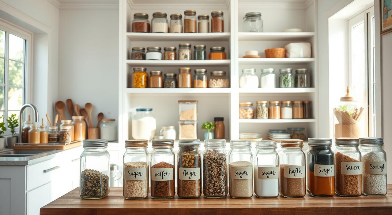 How to Organize Your Kitchen with Repurposed Jars